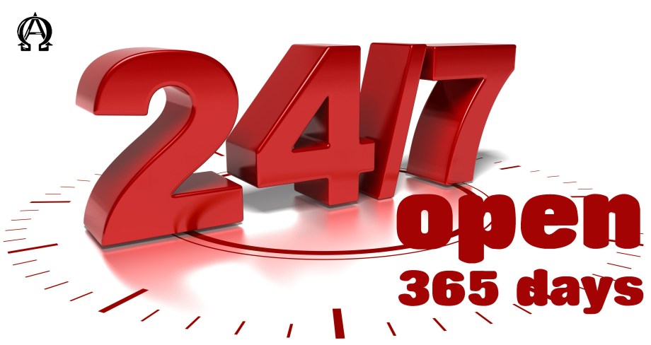 Open 24/7